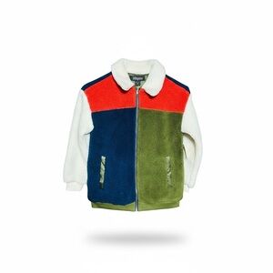 Cozy Kids Puffer Jacket - Blue, Green, Red by Rugged Bear